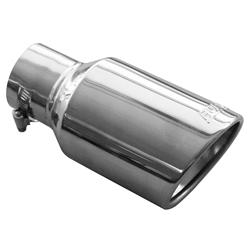 Borla ProXS 2.5 in. Polished Exhaust Tip 6.0 in. Long - Click Image to Close